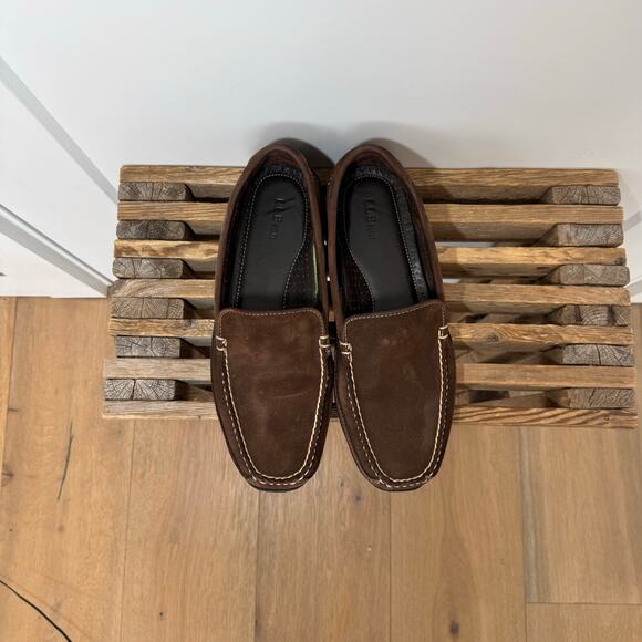 Vintage LL Bean Suede Moccasin Slip on Loafers. Casual, Preppy, Business. 8.5 main image 6